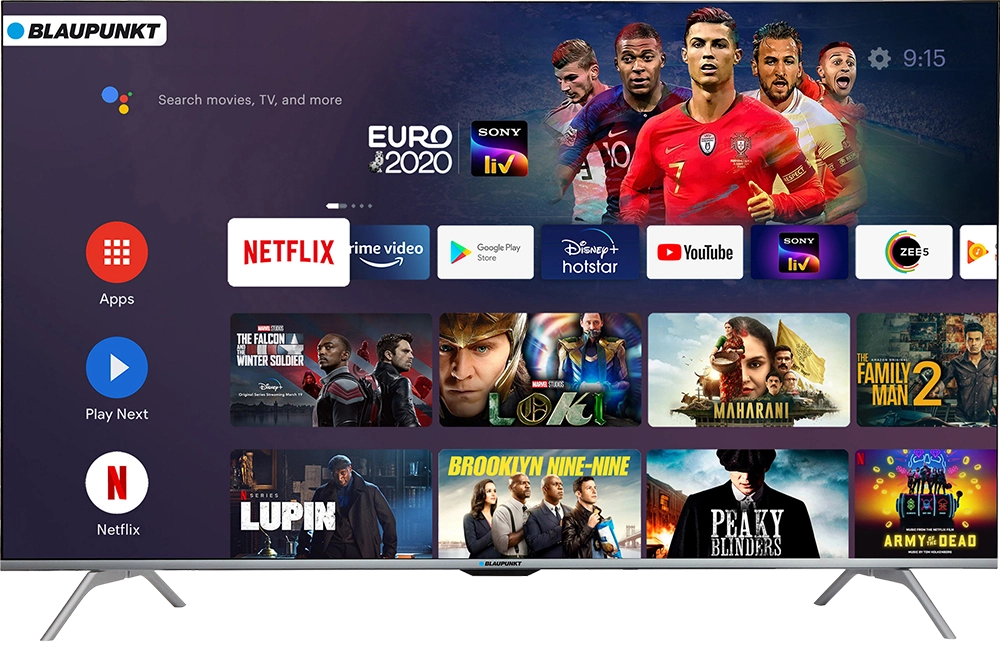 Blaupunkt Cybersound 126 cm (50 inch) Ultra HD (4K) LED Smart Android TV with Dolby MS12 & 60W Speakers  (50CSA7007)